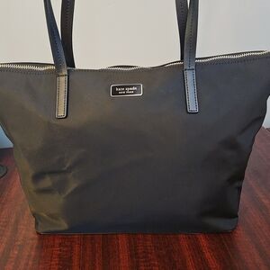 Kate Spade Black Nylon Tote